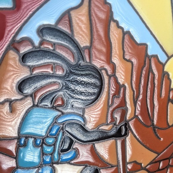 BUNDLE Earthtones Grand Canyon Kokopelli Hiker Tile Trivet Glacier National Park - Picture 7 of 12